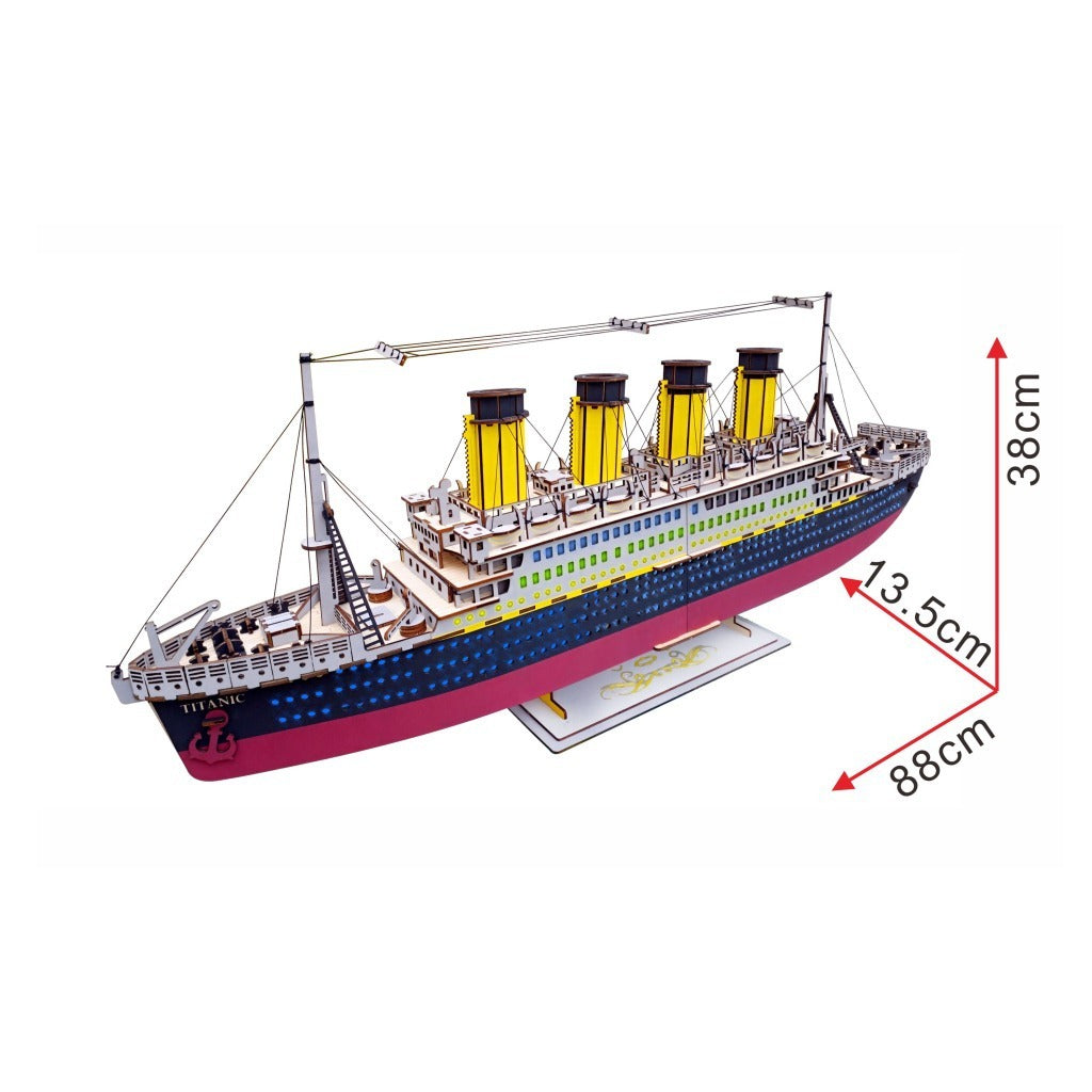 Titanic 3D Jigsaw Puzzle Laser