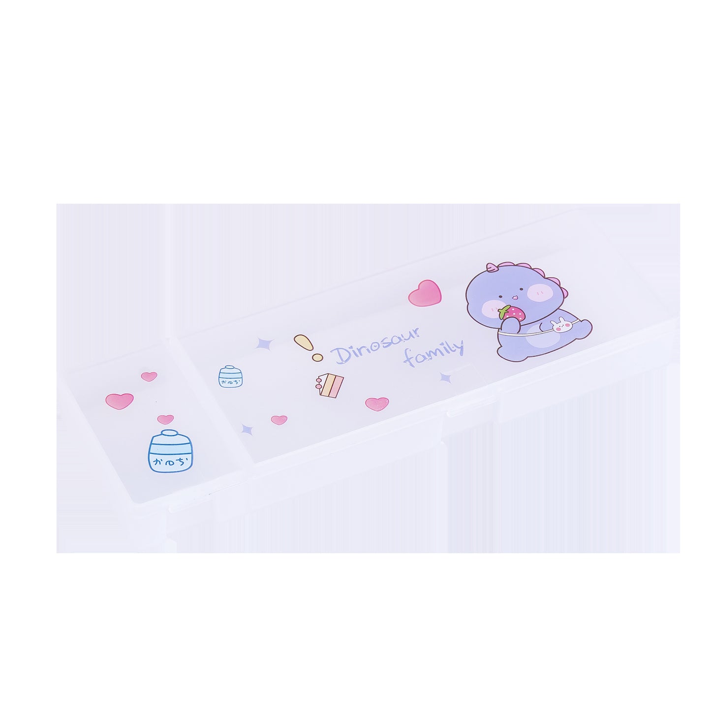 Cartoon Pencil Case Transparent Pupil Multifunctional Pencil Case