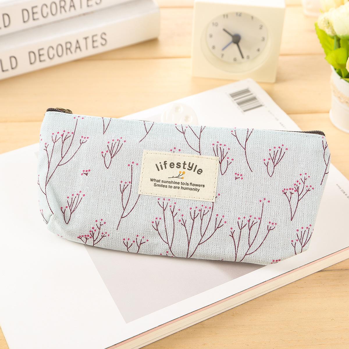 Floral pencil case